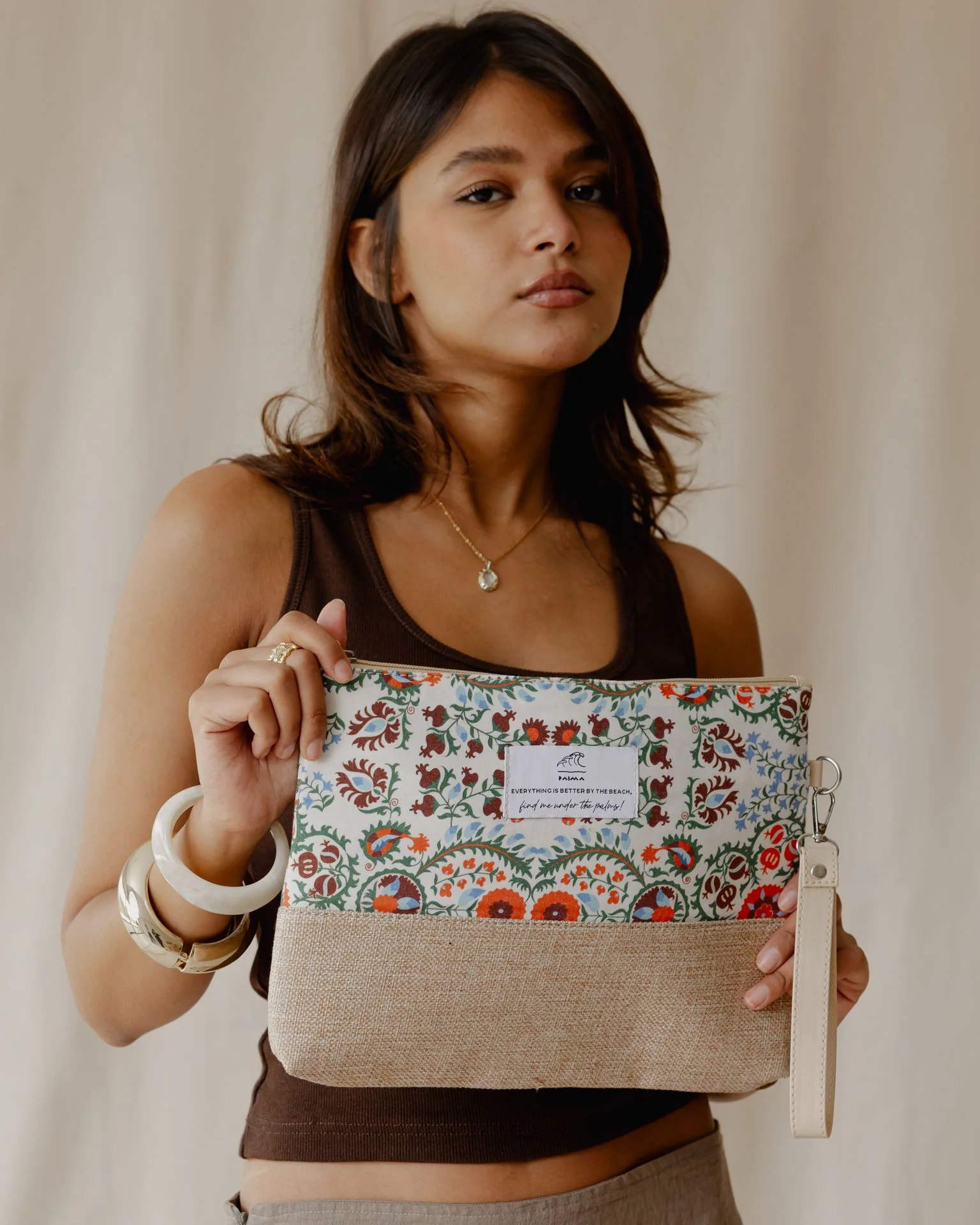 Paisley Swirl Beach Pouch - Image 4