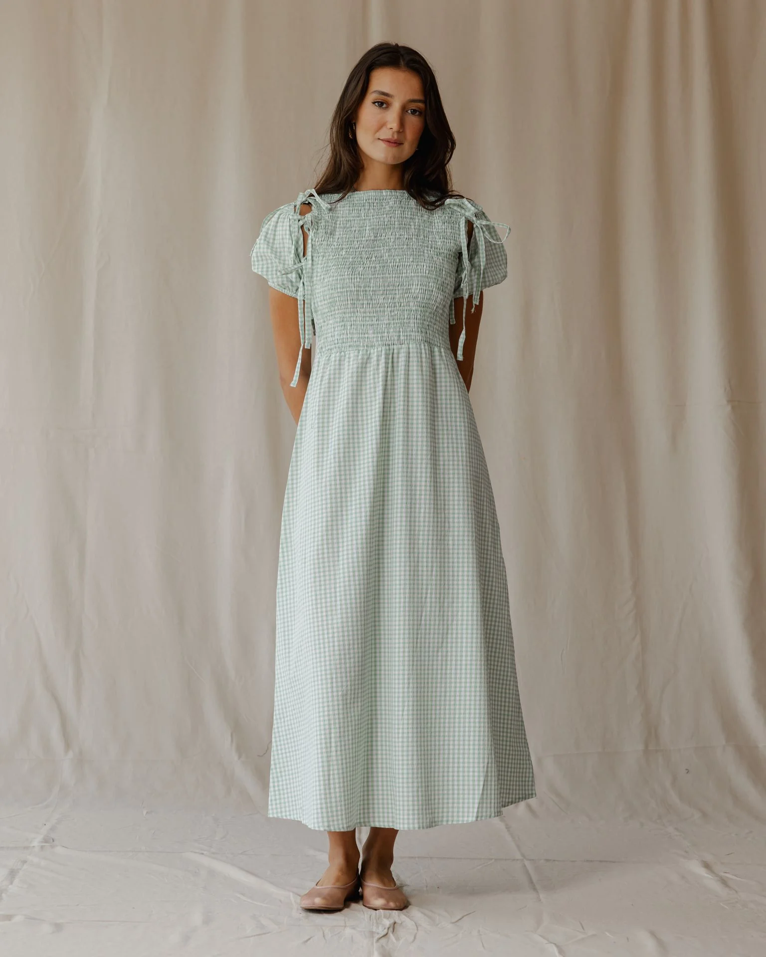 Pastel Picnic Mint Dress