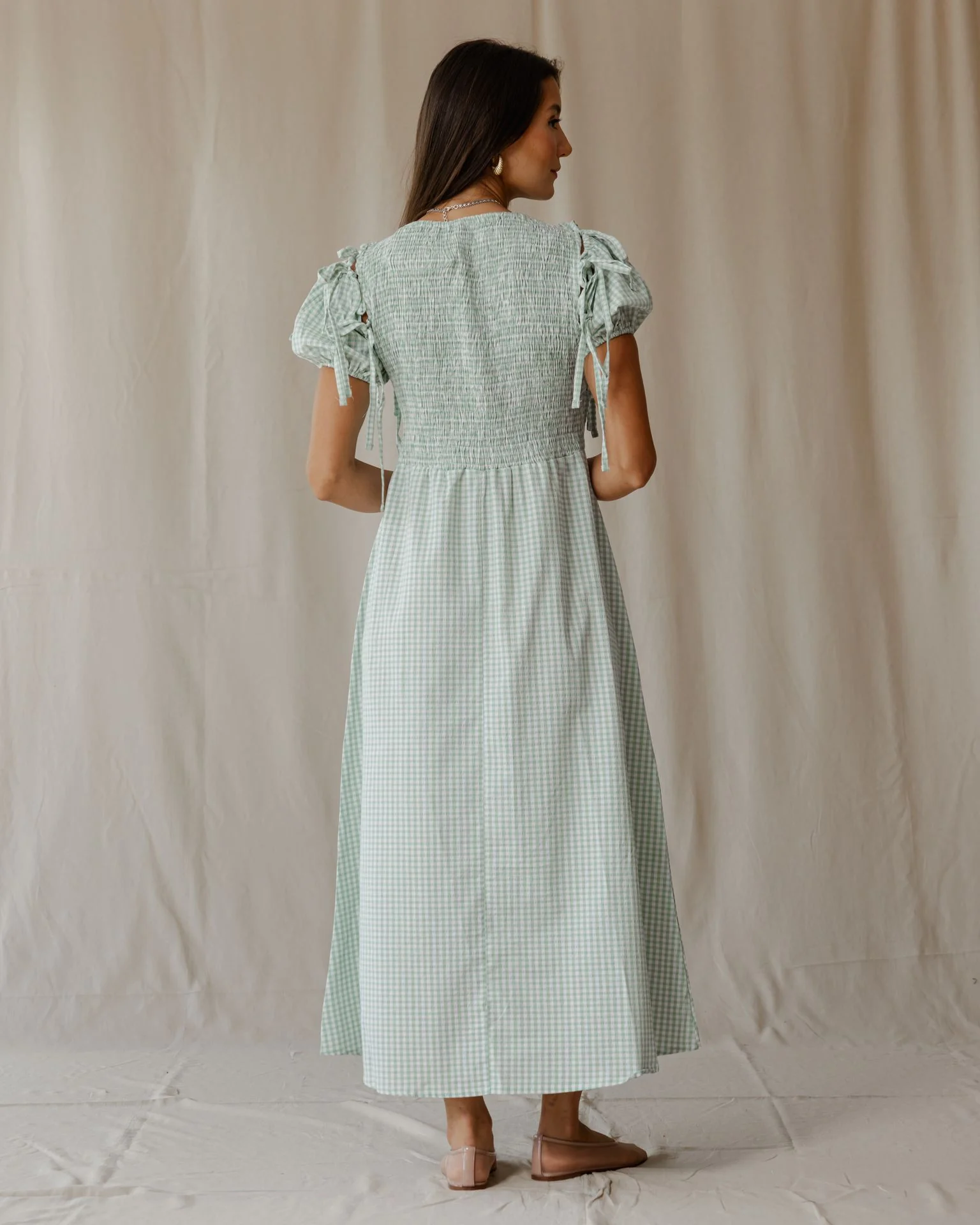 Pastel Picnic Mint Dress - Image 4