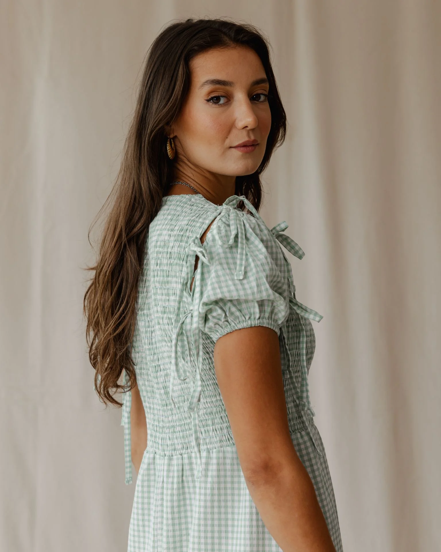 Pastel Picnic Mint Dress - Image 6