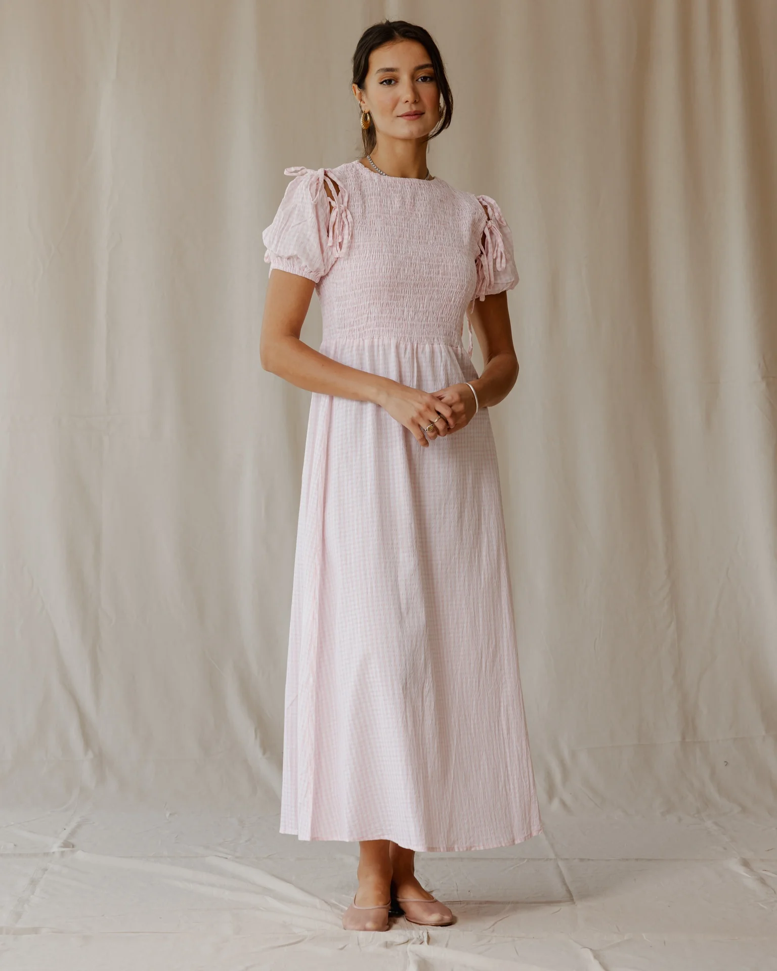 Pastel Picnic Pink Dress
