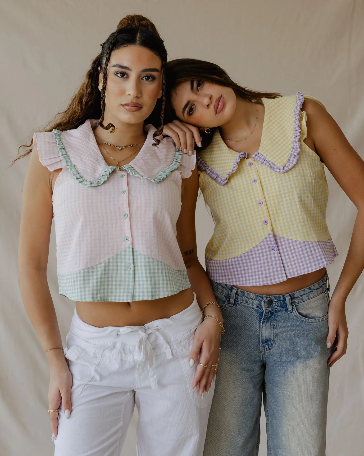 Pastel Picnic Yellow Shirt - Image 6