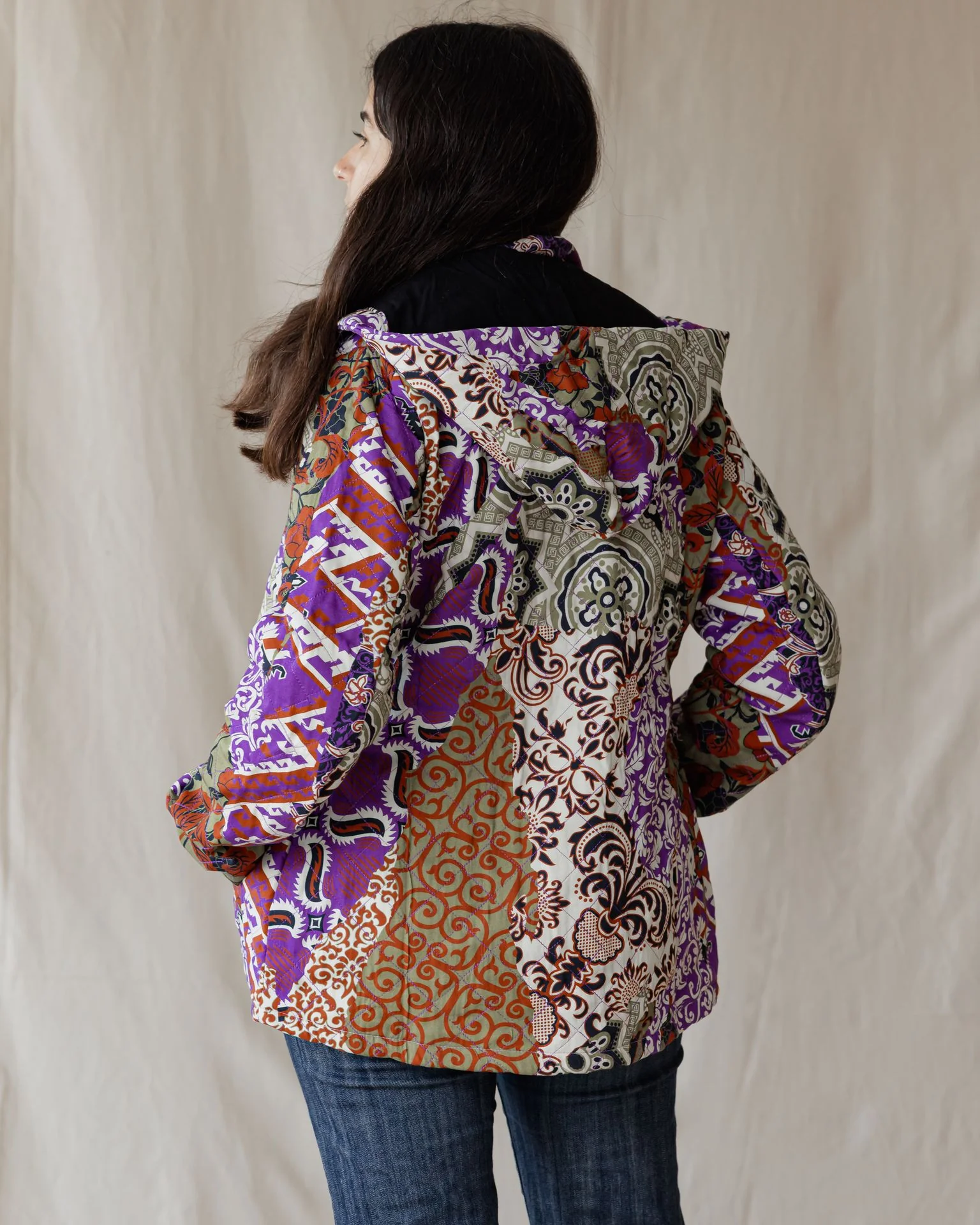 Persian Mirage Jacket In Purple - Image 5