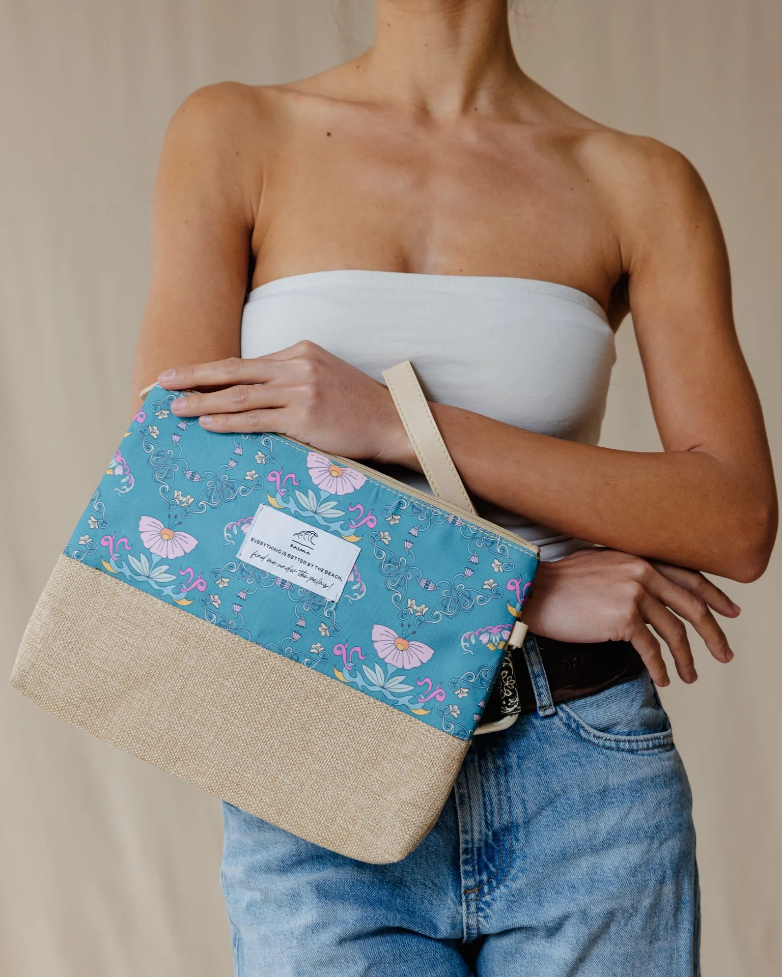 Petal Muse Beach Pouch - Image 2