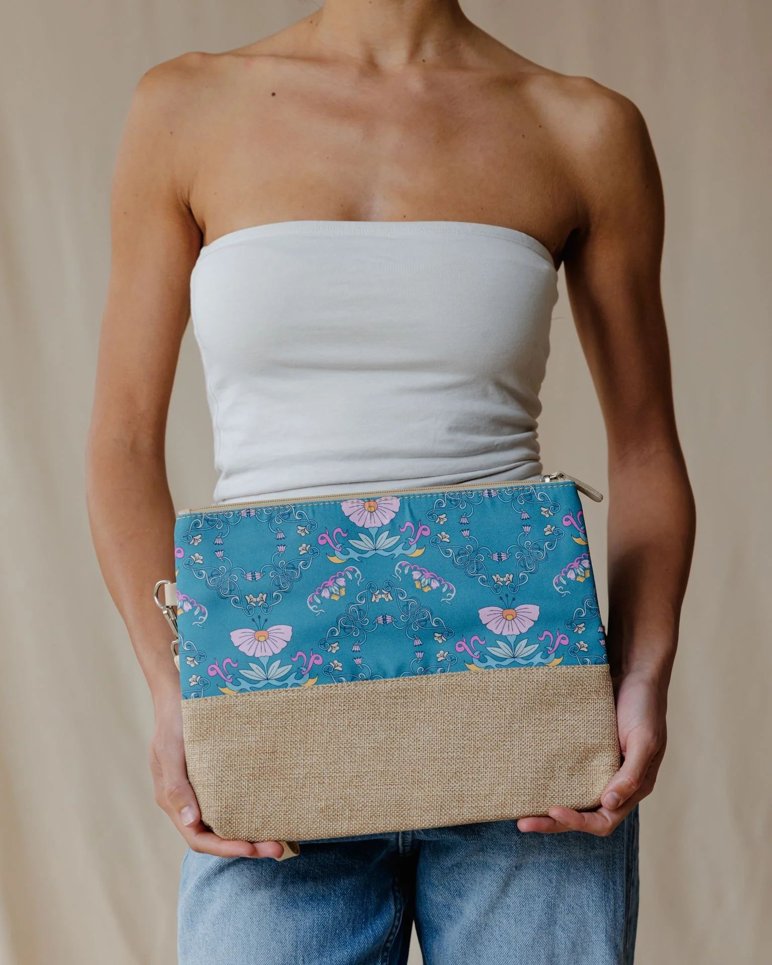 Petal Muse Beach Pouch - Image 3