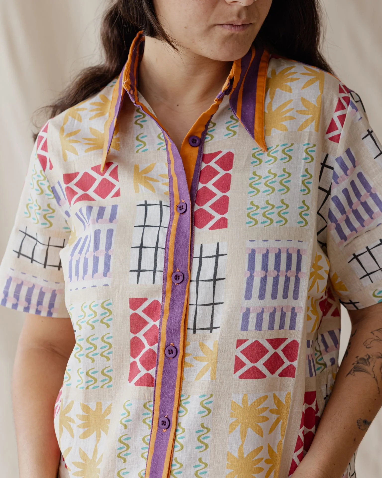 Retro Summer Linen Set - Image 5