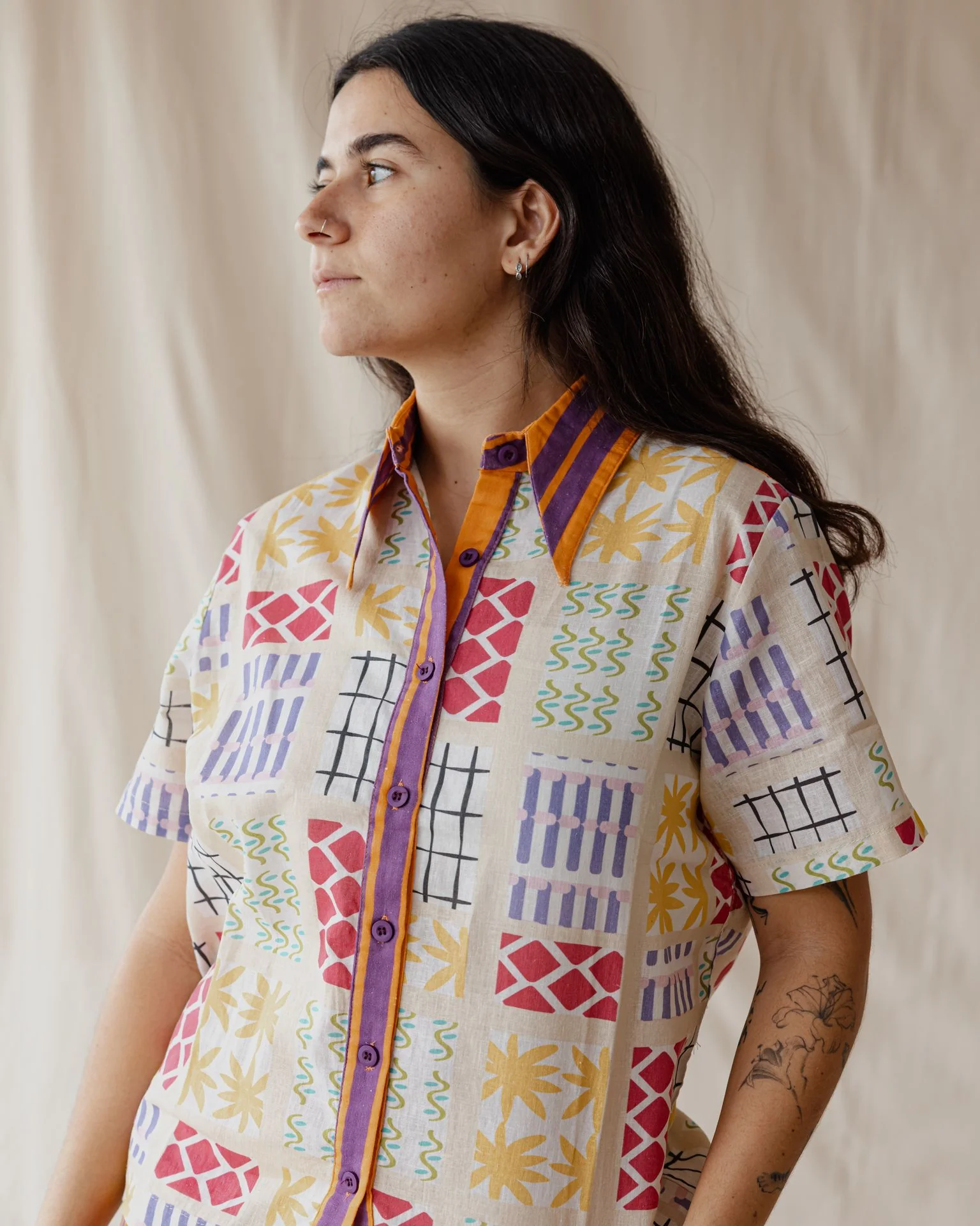 Retro Summer Linen Set - Image 6