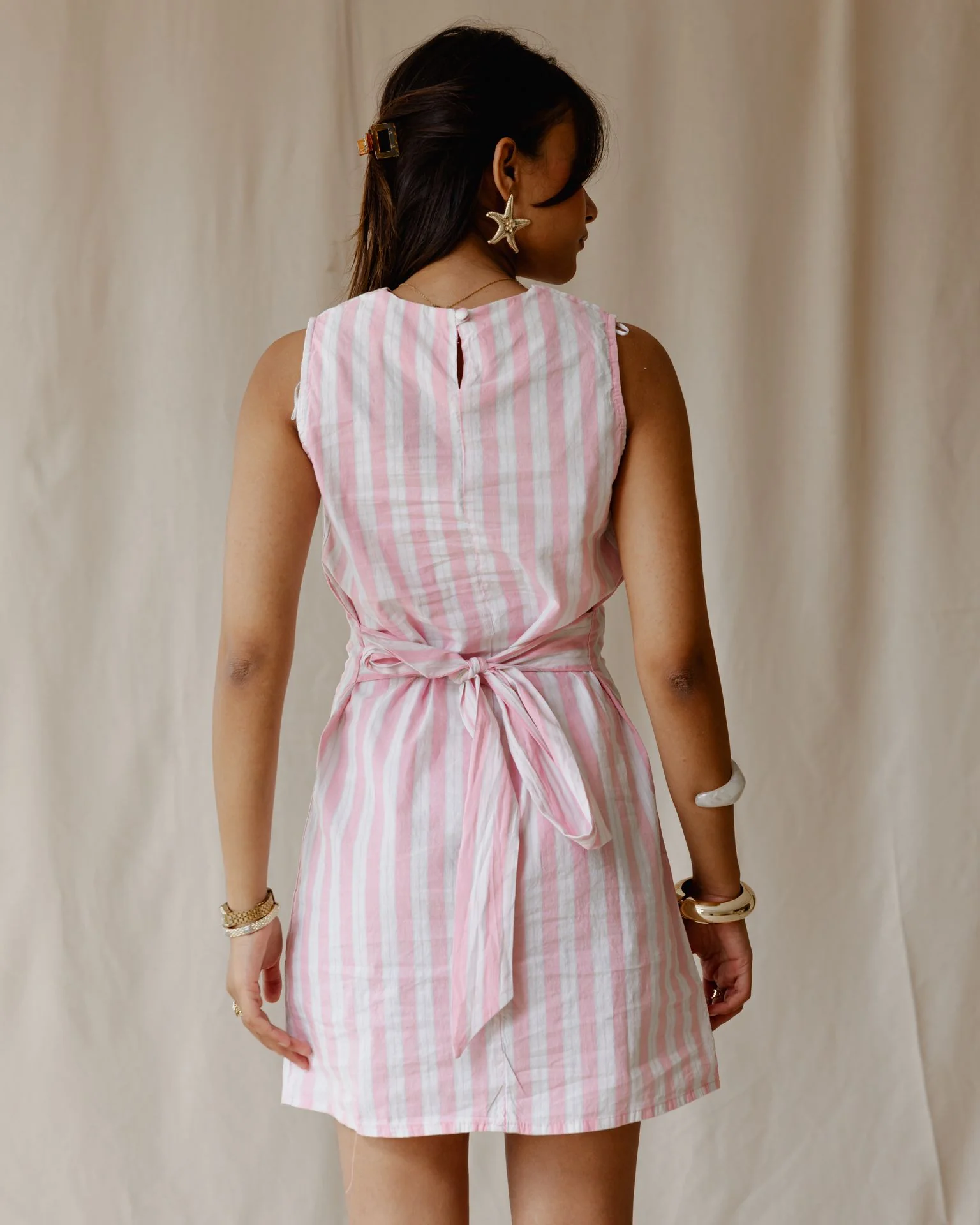 Sugar Stripe Pink Dress - Image 4