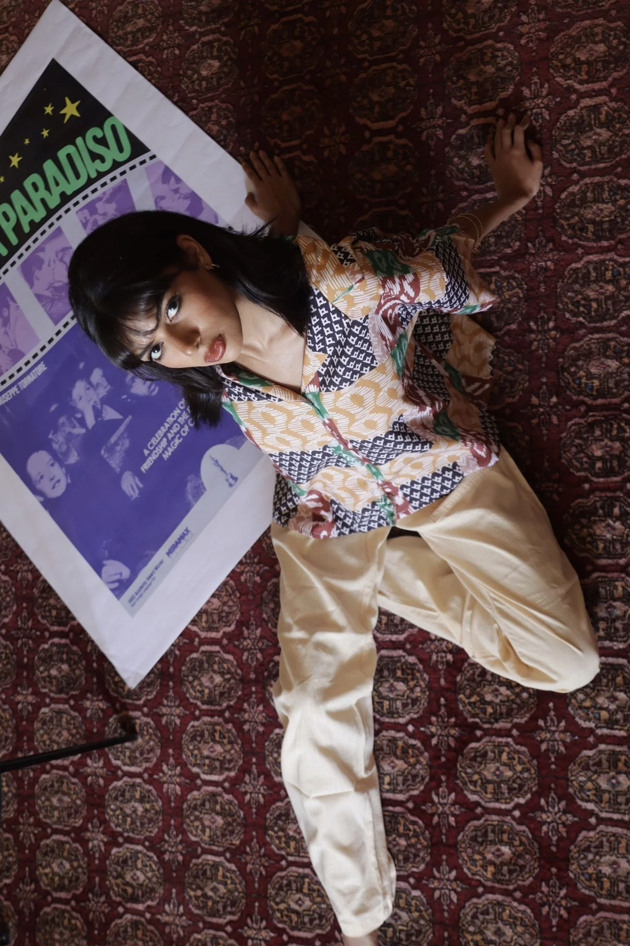 Summer Patchwork Shirt Brown - Image 13