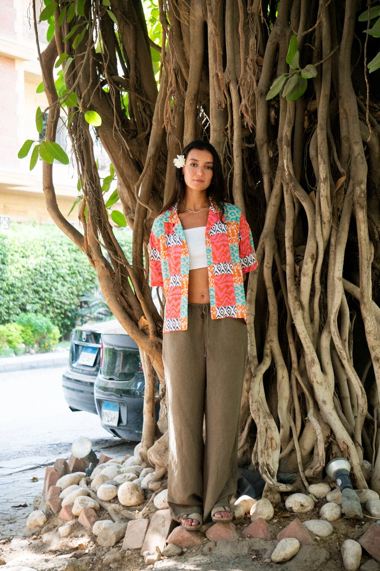 Summer Patchwork Shirt Pink - Image 12