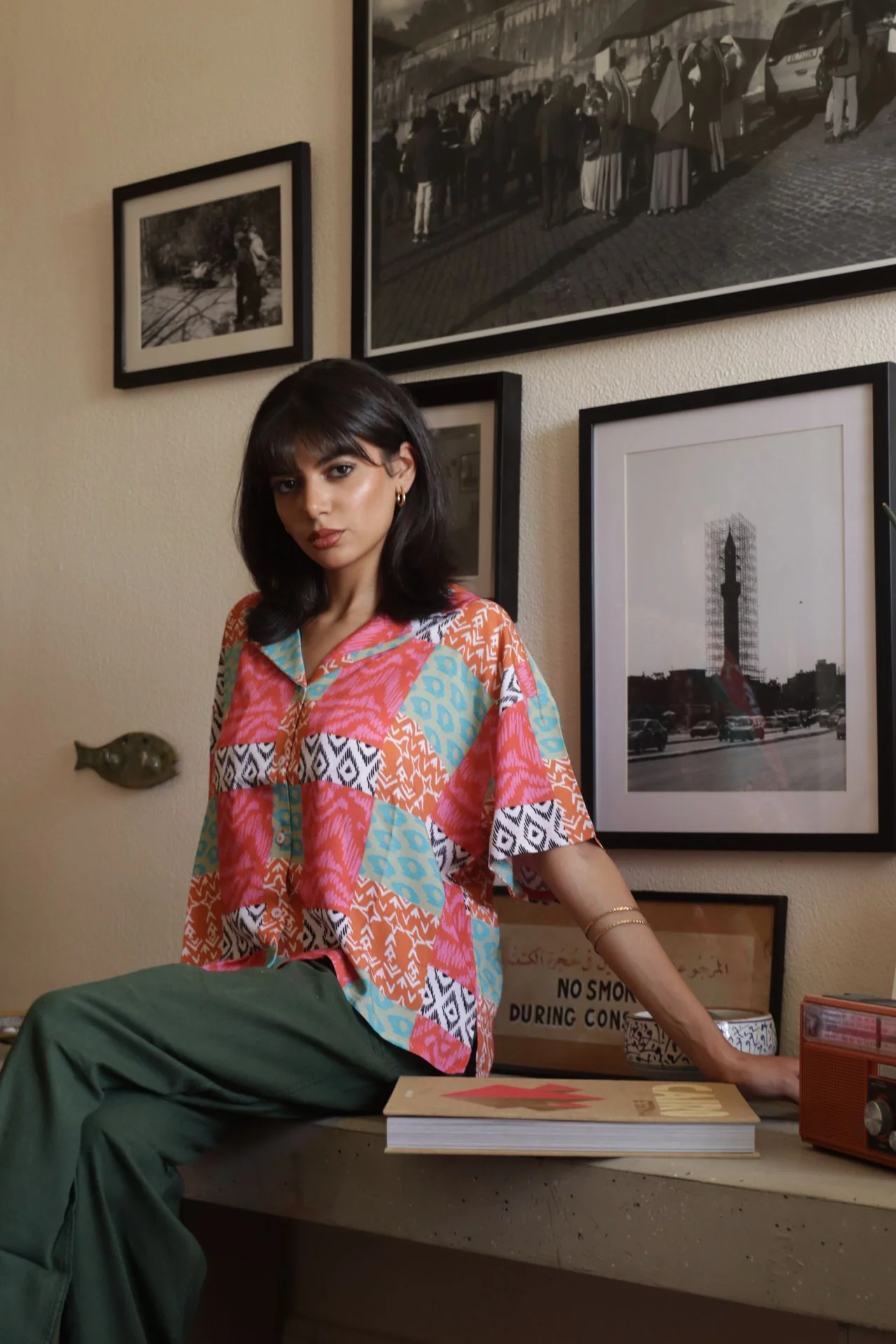 Summer Patchwork Shirt Pink - Image 14