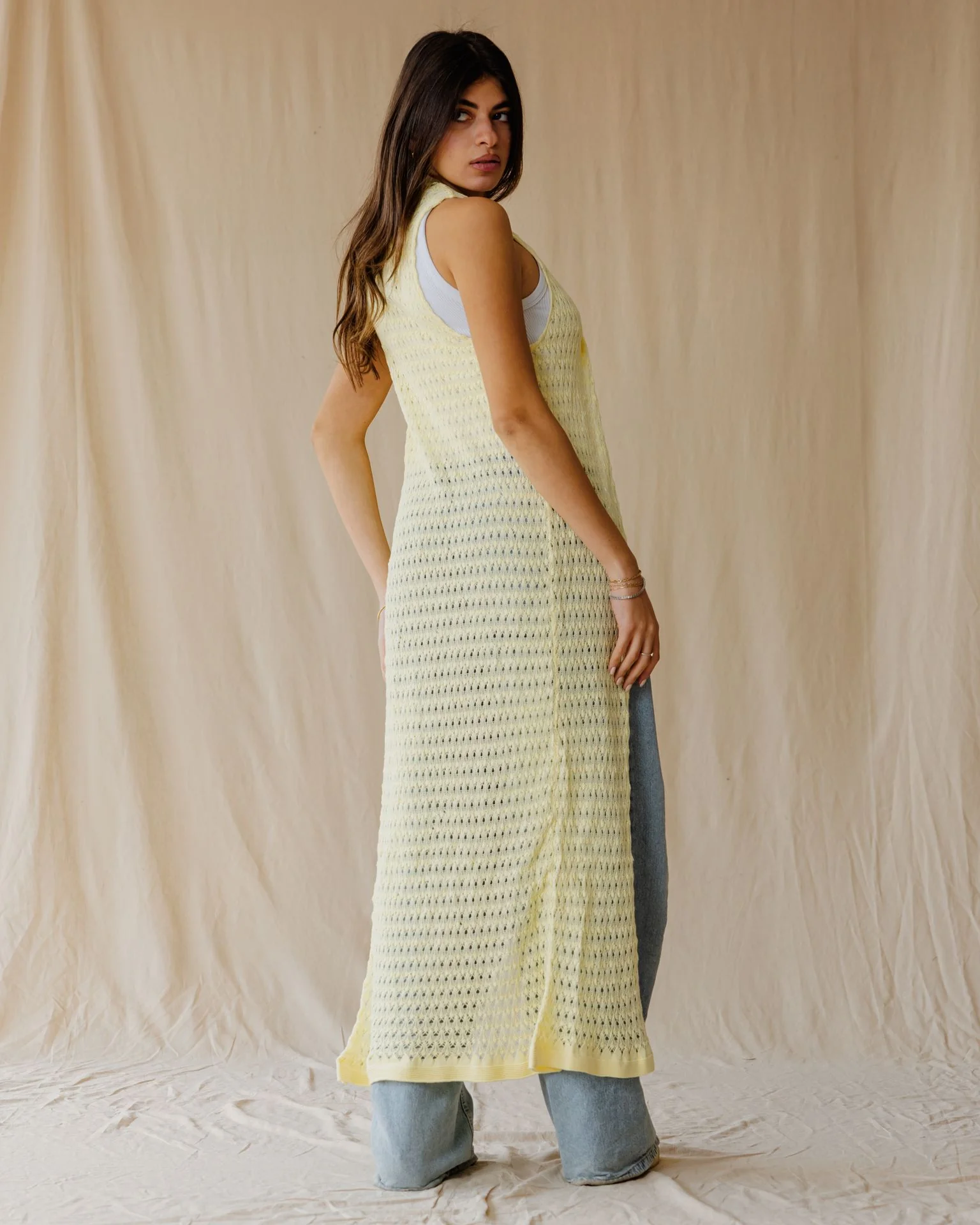 Sunset Trico Butter Cardigan - Image 3