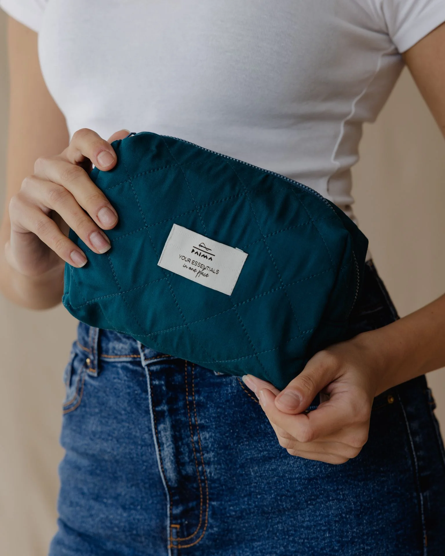 Teal Essential Makeup Pouch - Image 3