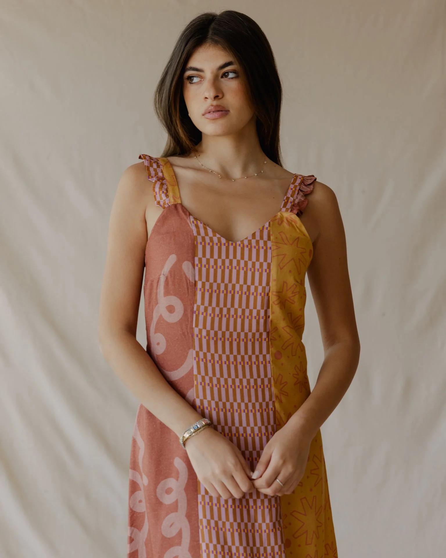 Terra Patch Party Dress - Image 5