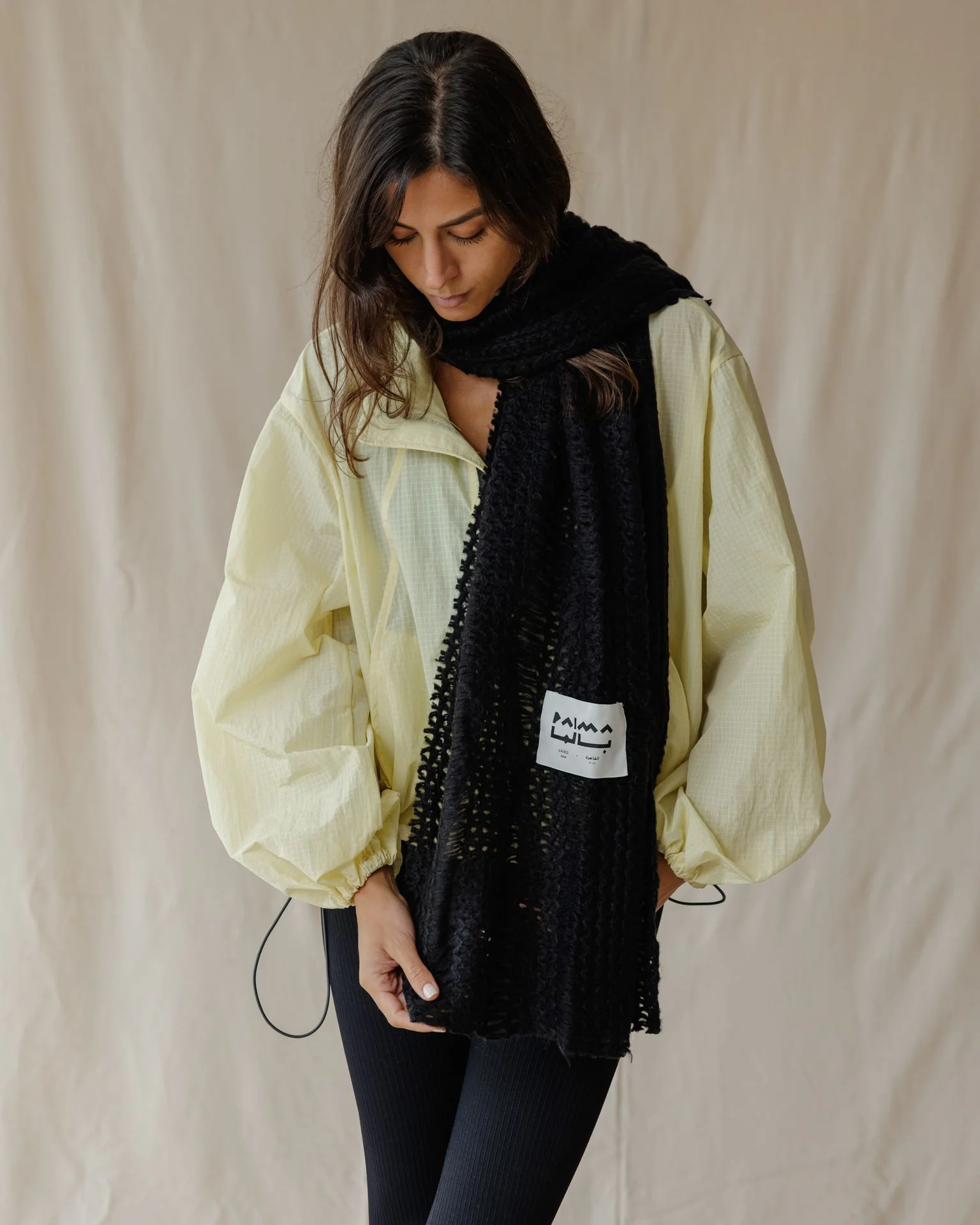 The Black Crochet Scarf - Image 3