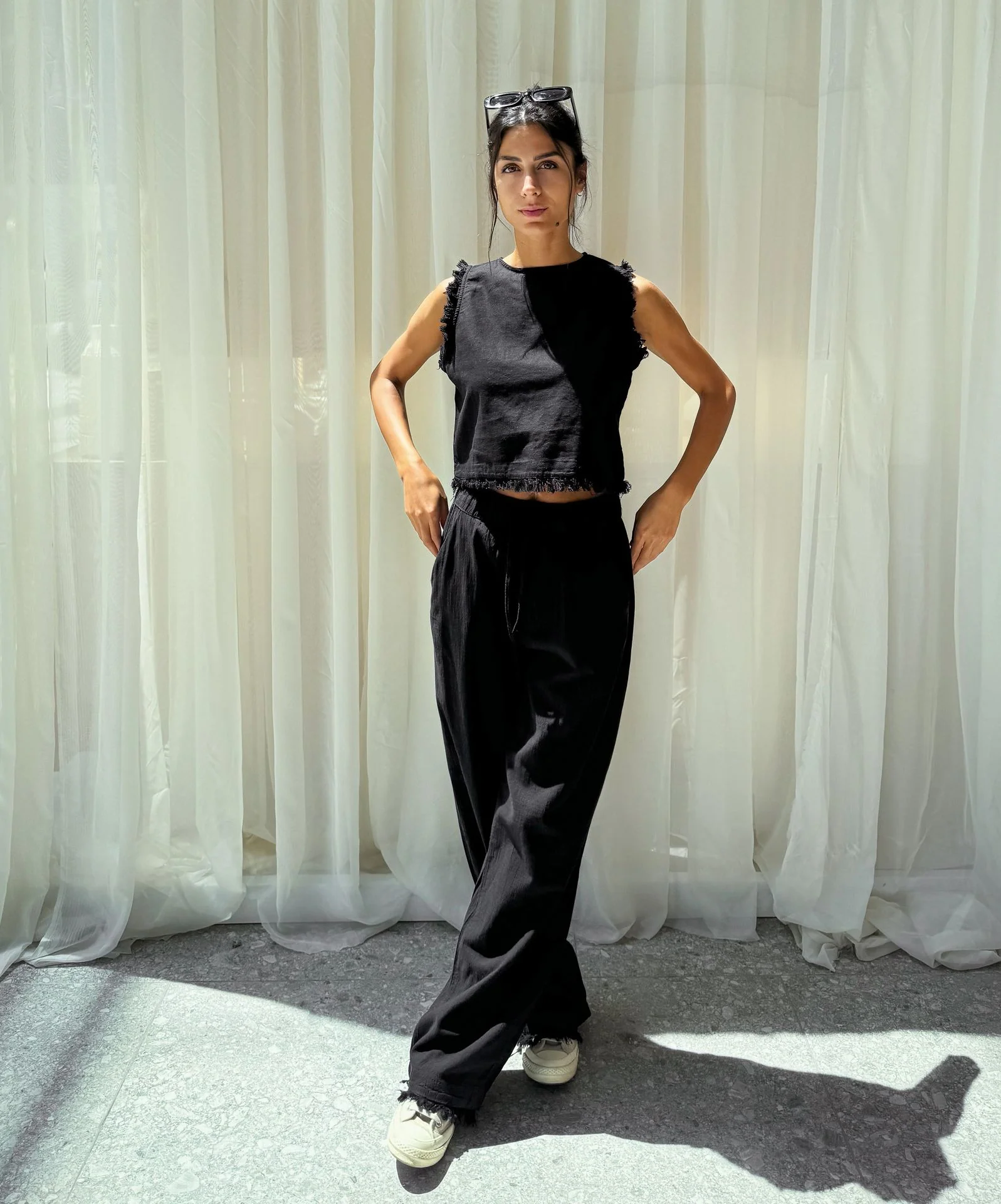 The Island Linen Set Black - Image 5