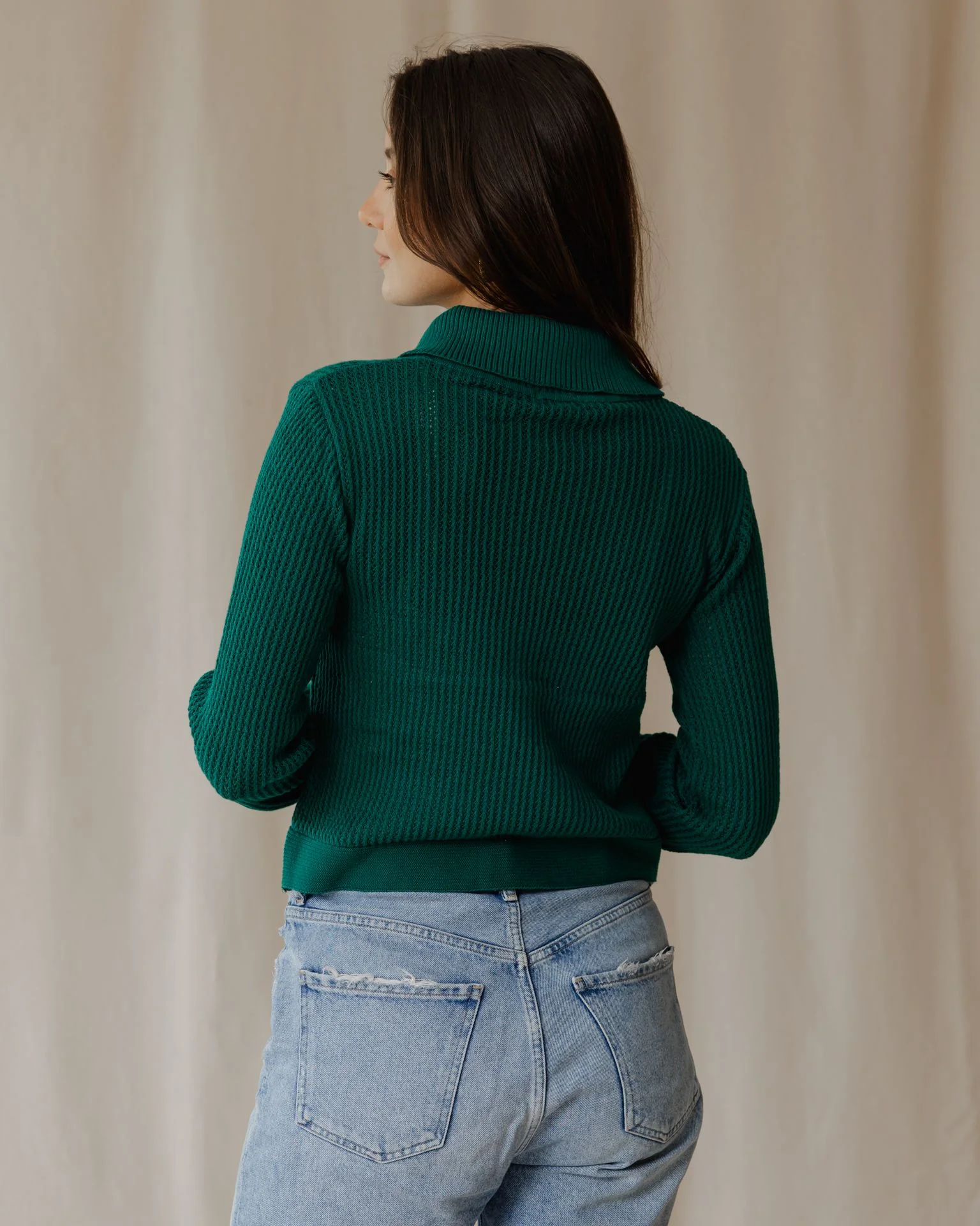 The Summer Sweater In Teal - Image 3