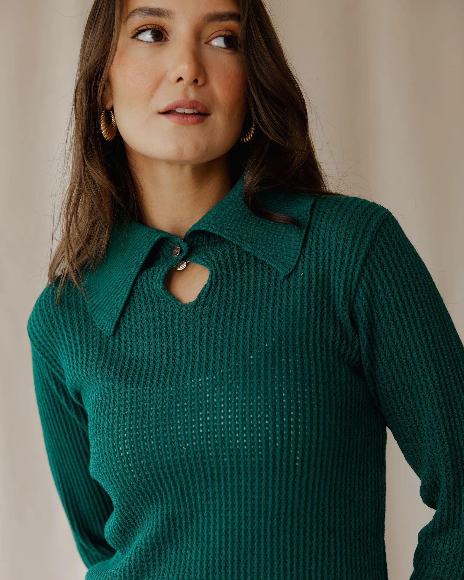 The Summer Sweater In Teal - Image 4
