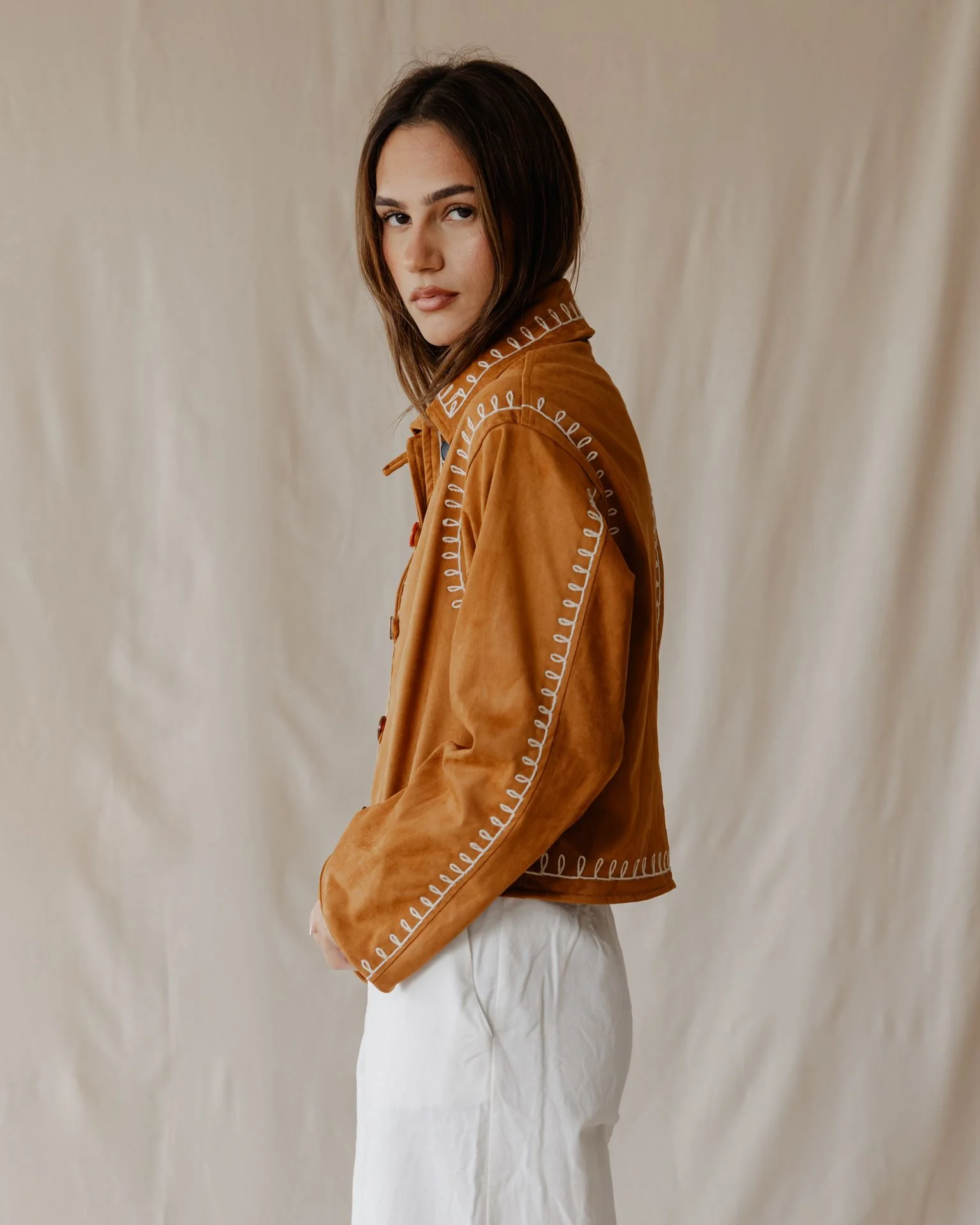 Threadspell Camel Jacket - Image 3