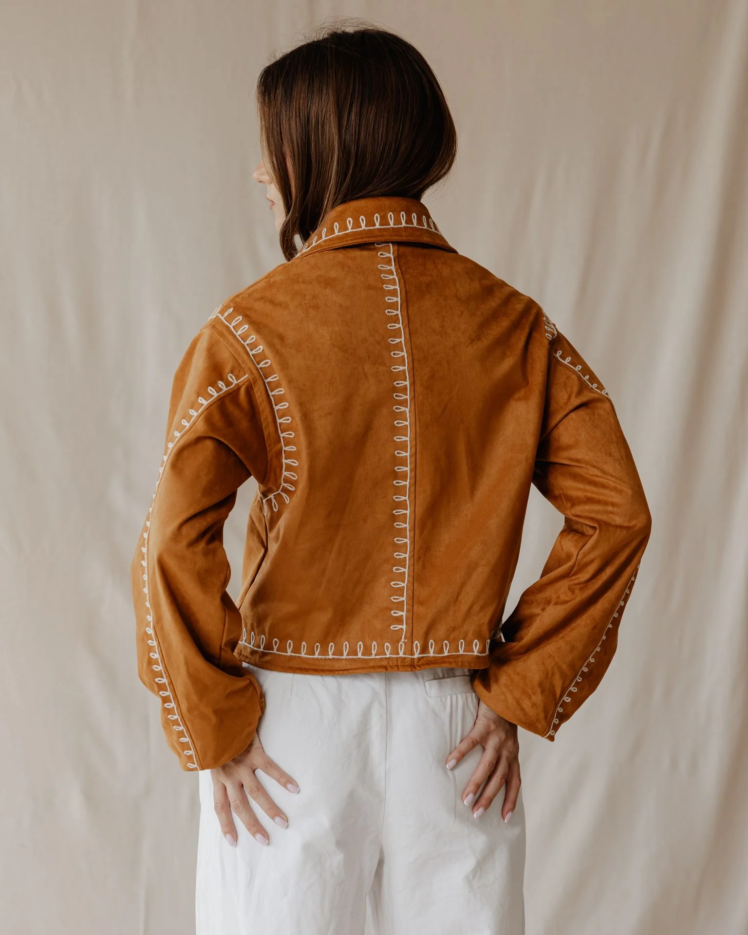 Threadspell Camel Jacket - Image 4