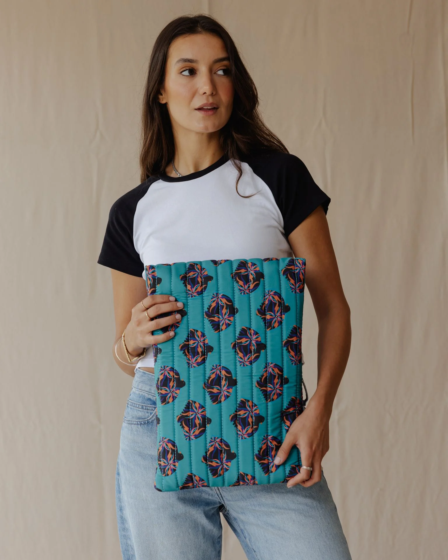 Tribal Birds Laptop Sleeve - Image 2