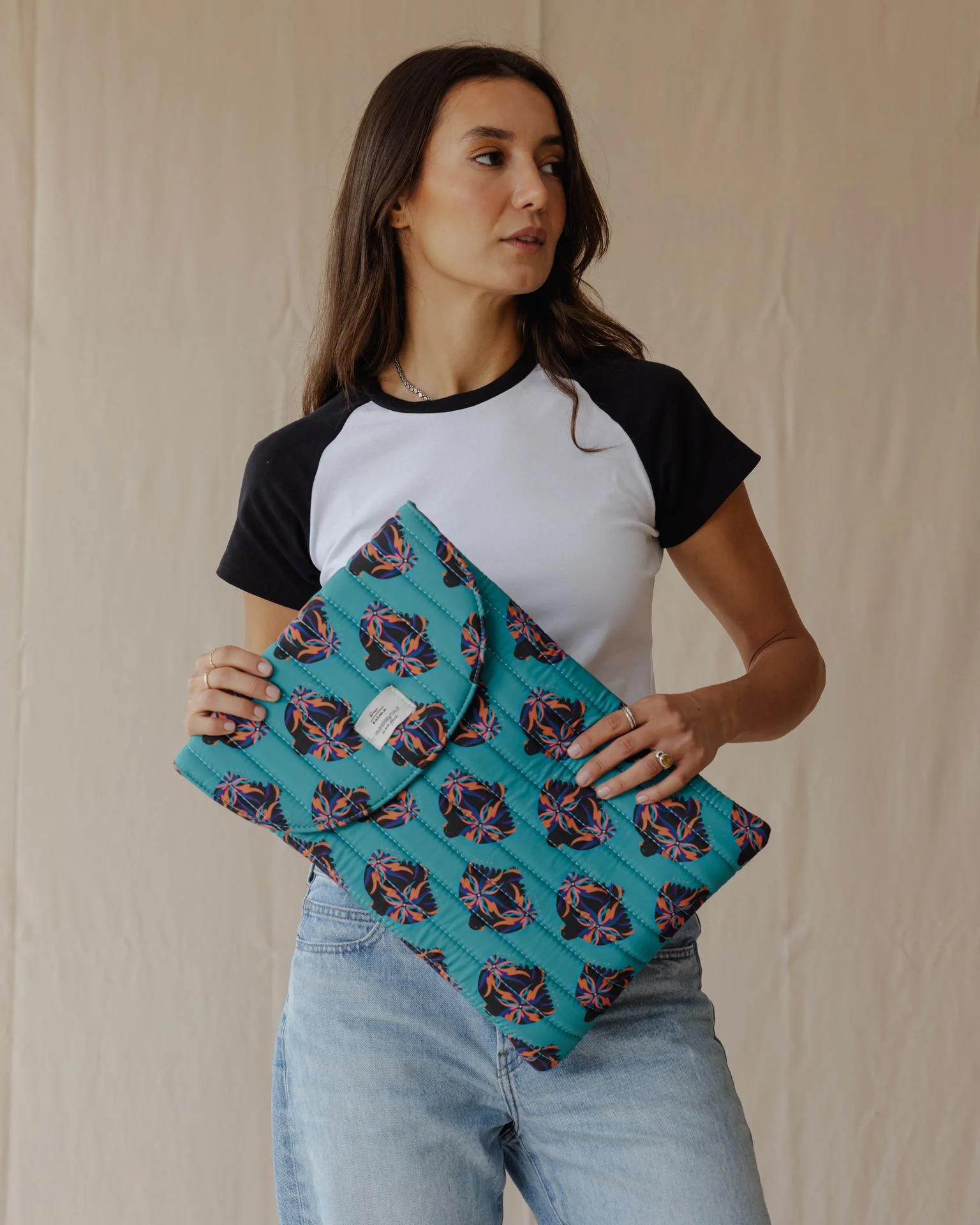 Tribal Birds Laptop Sleeve - Image 3