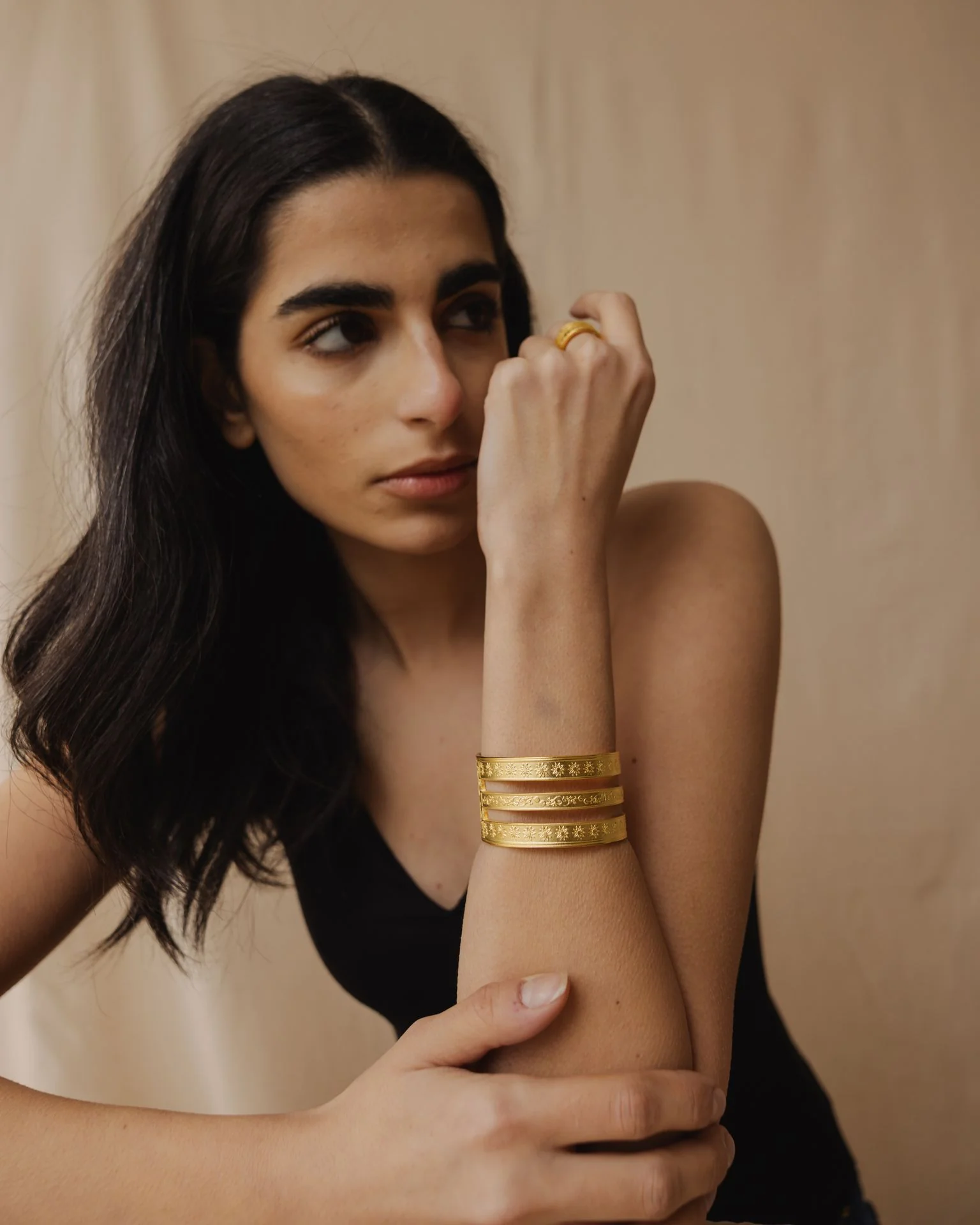 Triple Gold Plated Bangle - Image 3