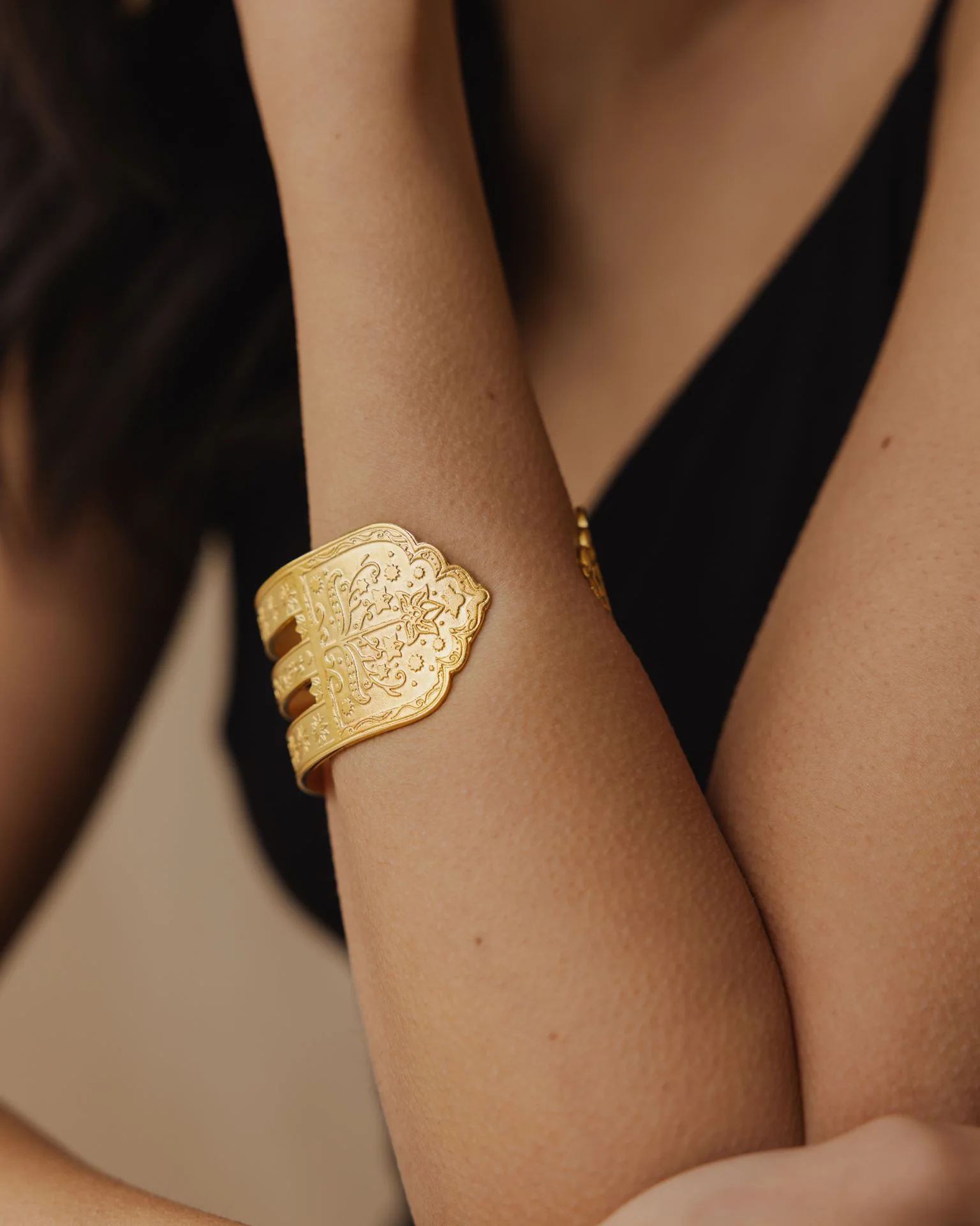 Triple Gold Plated Bangle - Image 4