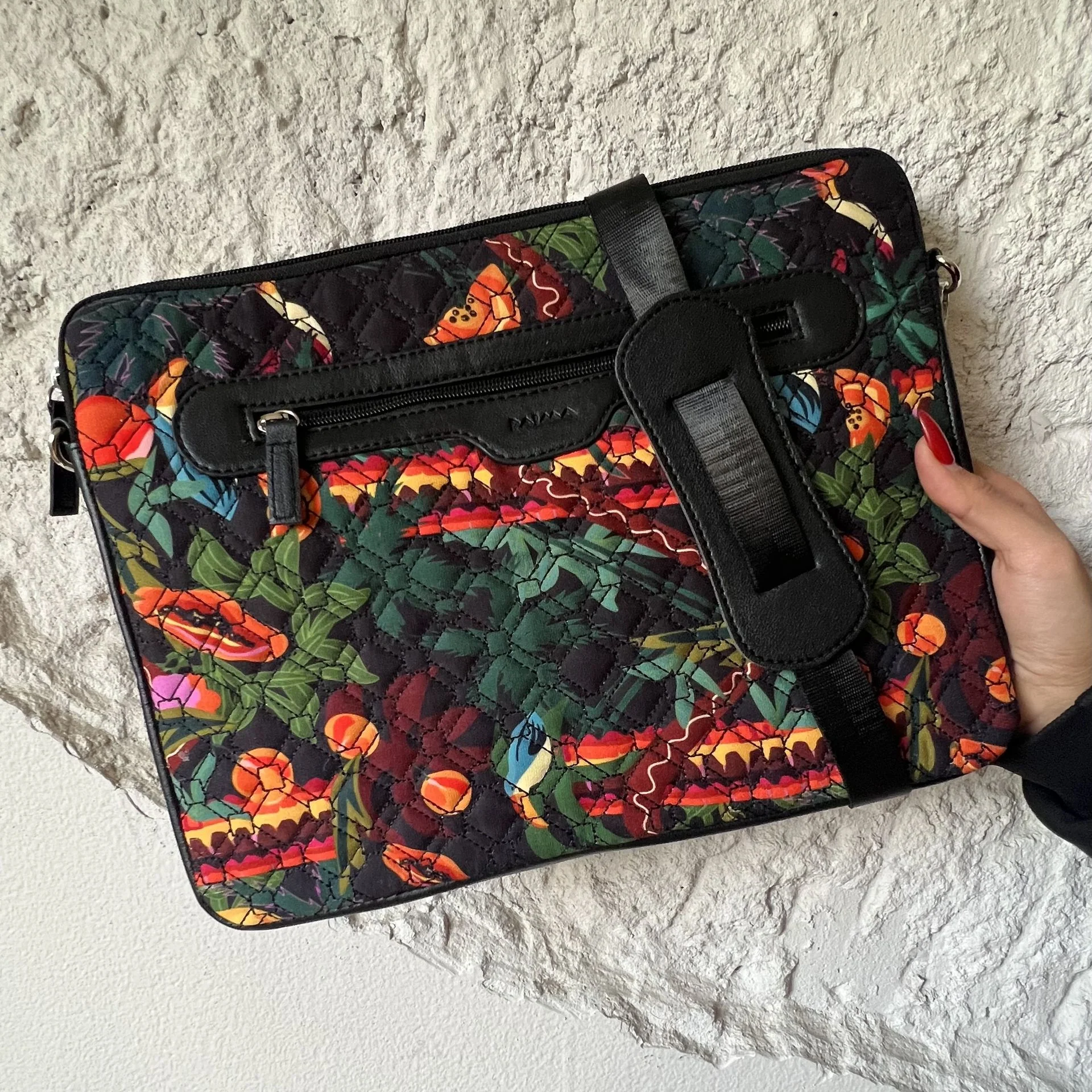 Tropical Feels Quilted Sleeve Forrest Green - Image 6
