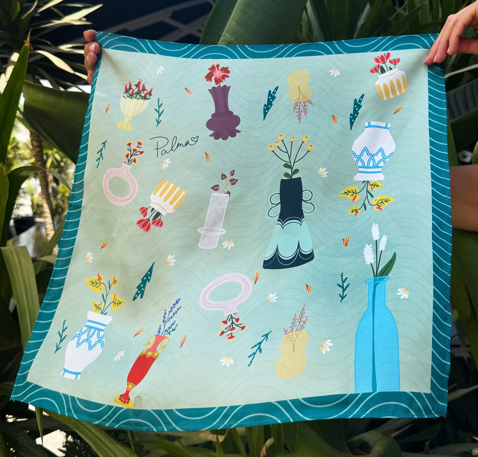 Vase Parade Scarf - Image 3