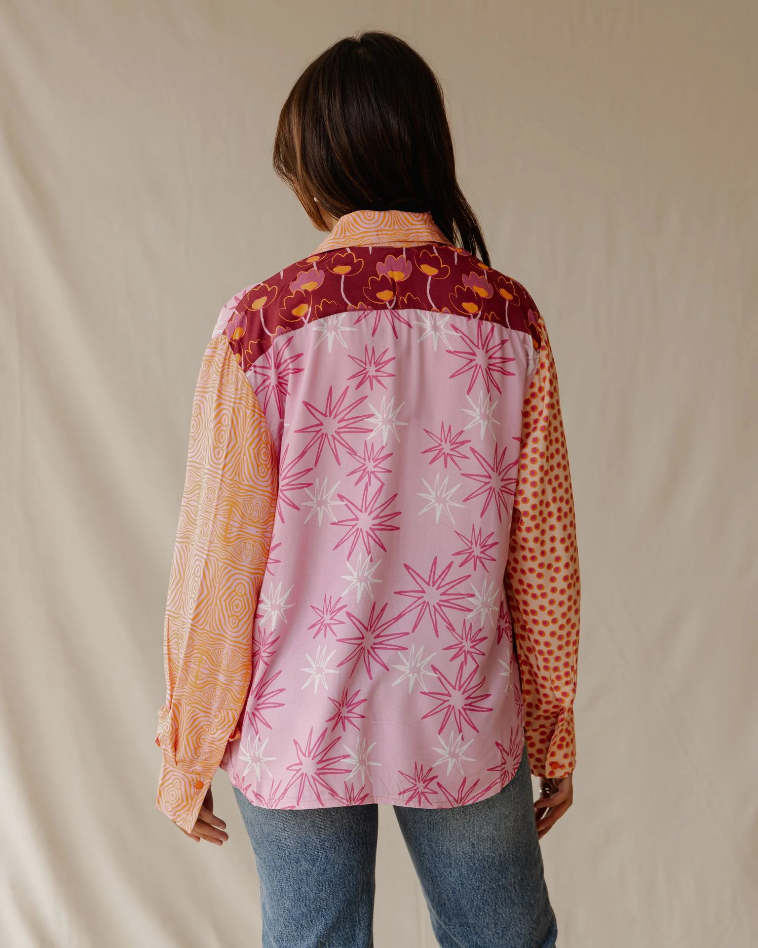 Warm Tones Retro Mix Shirt - Image 4