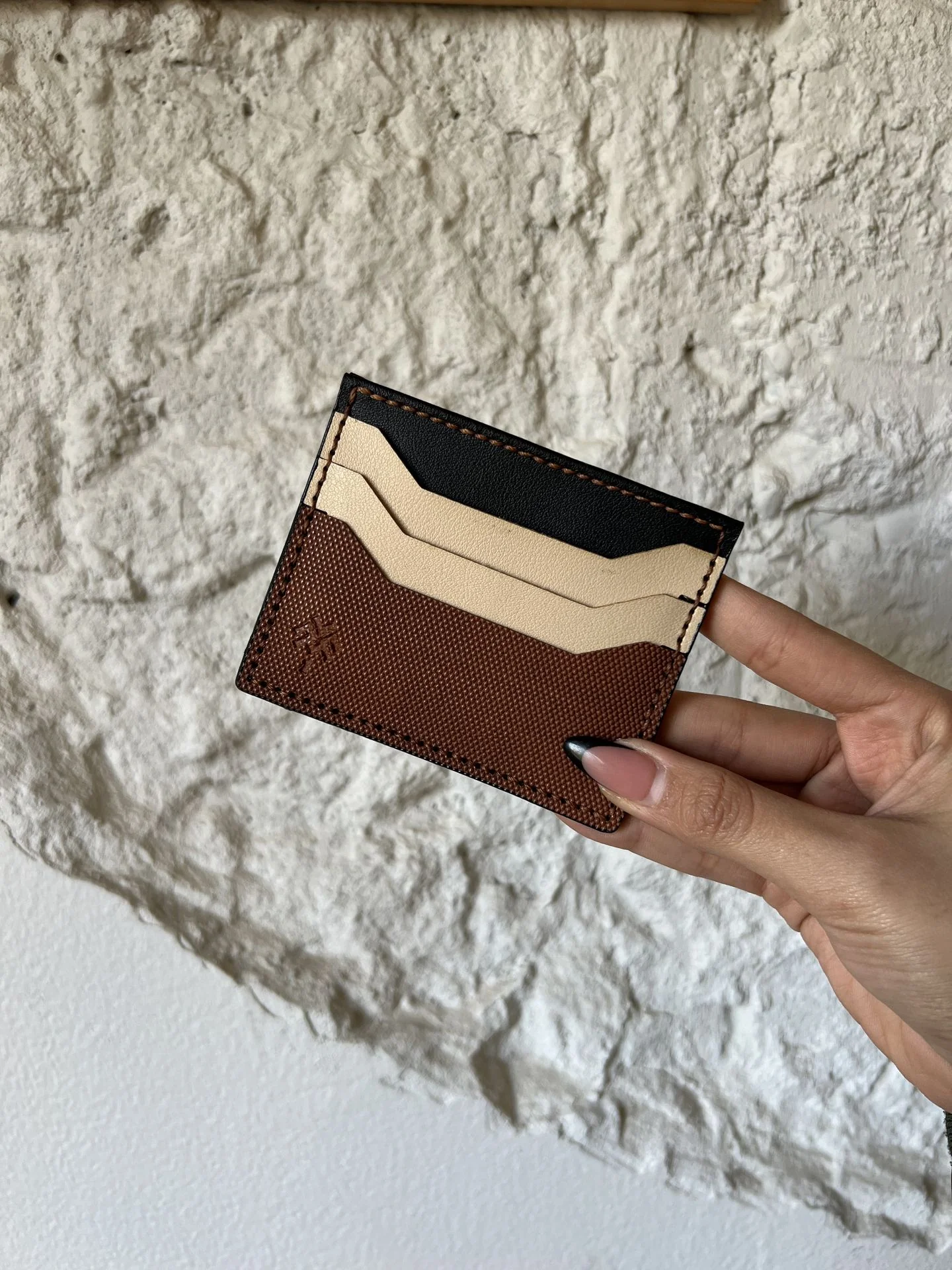 Wild Thing Card Holder In Camel - Image 2