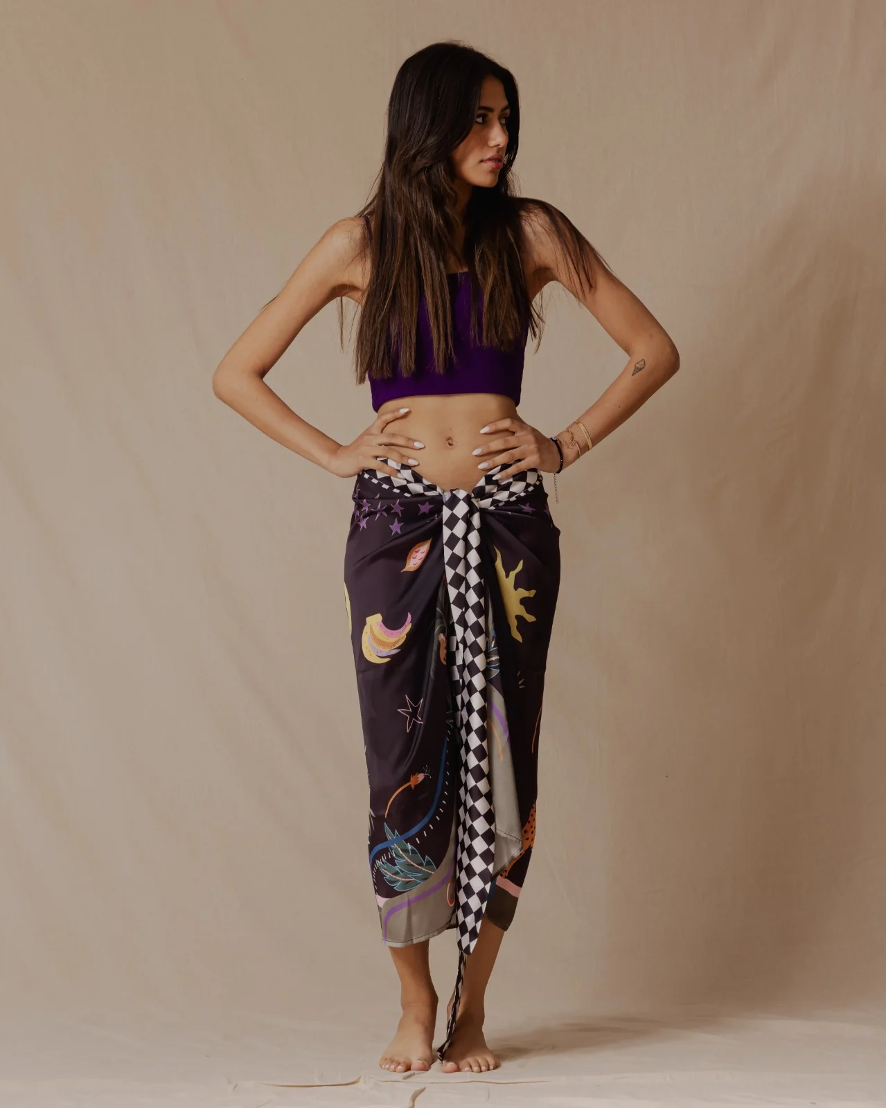 Wilderness Lover Sarong Black - Image 4