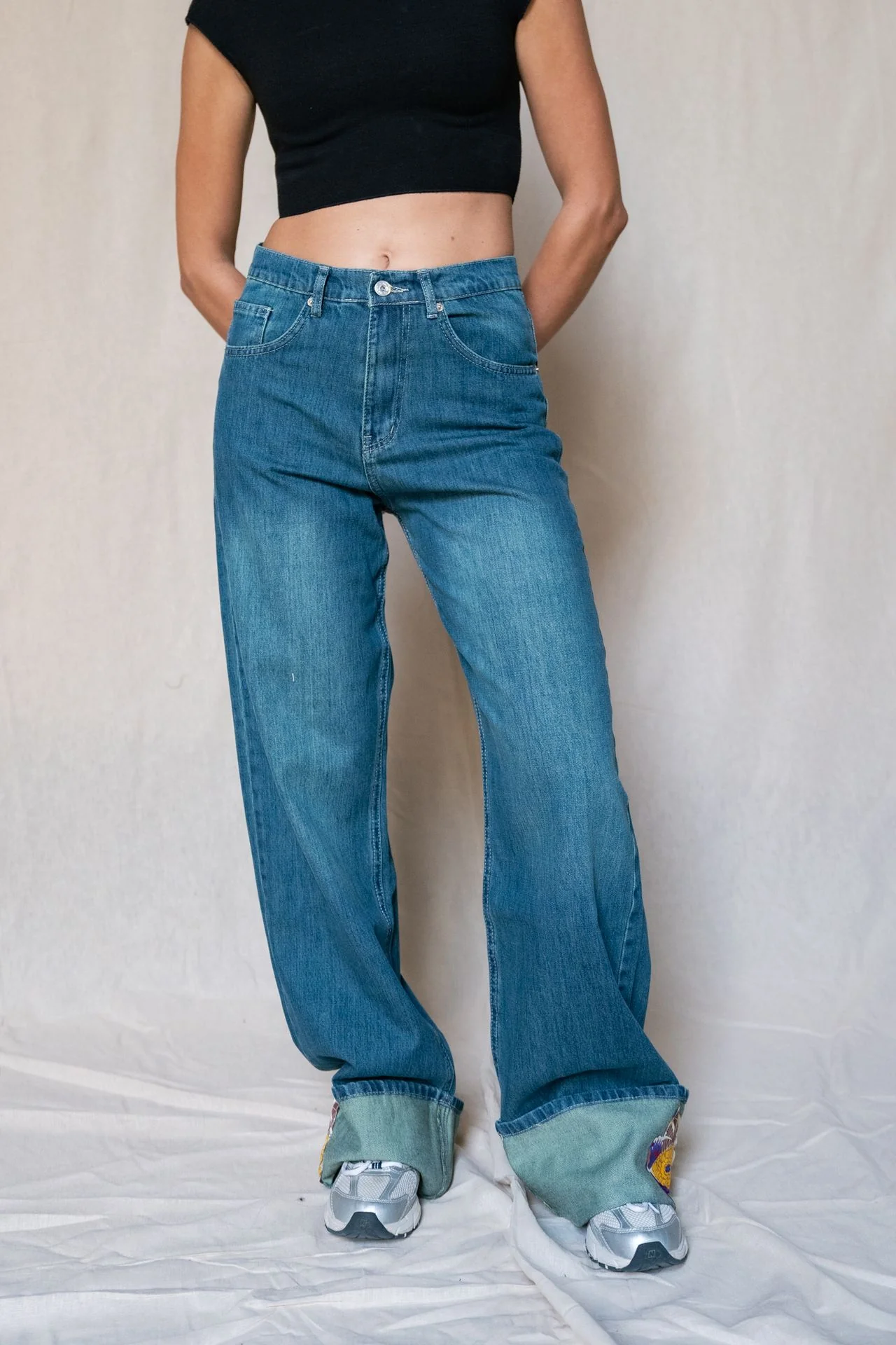 Wildflower Dazzle Denim Pants - Image 6